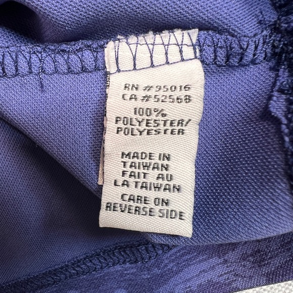 Straight Down Golf Blue Camo 1/4 Quarter Zip Pullover Men XXL Crystal Mountain - Picture 10 of 11